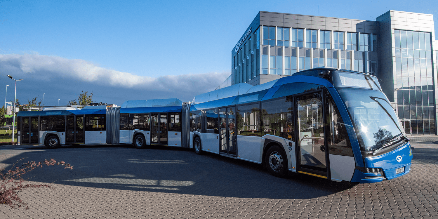 Solaris präsentiert neuen O Bus und Batterien für den Urbino