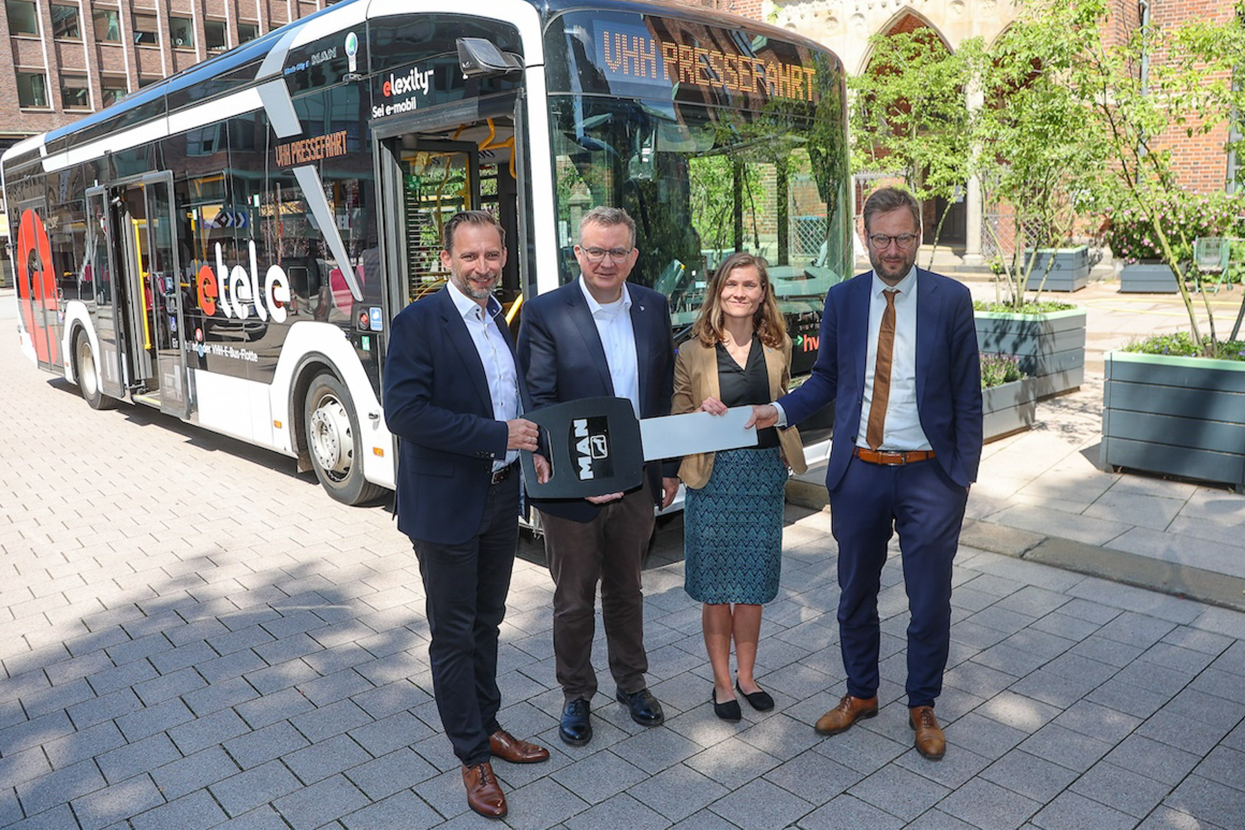 Neue E Busse Von Man In Hamburg Electrive Net