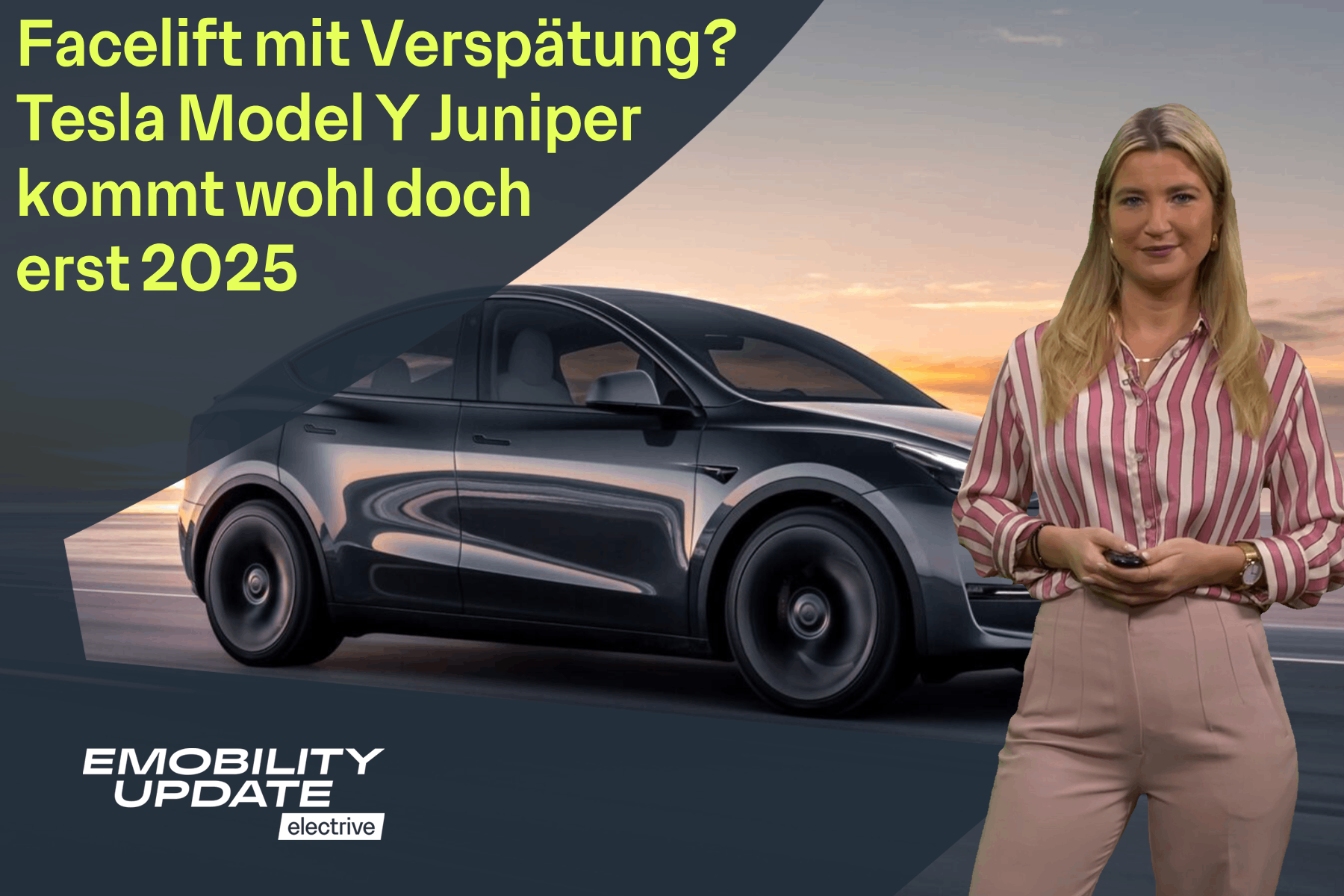 Tesla Model Y Facelift kommt erst 2025 / Bestellstart Opel und