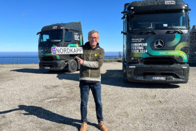 daimler truck mercedes benz eactros 600 european testing tour 2024 nordkap 01