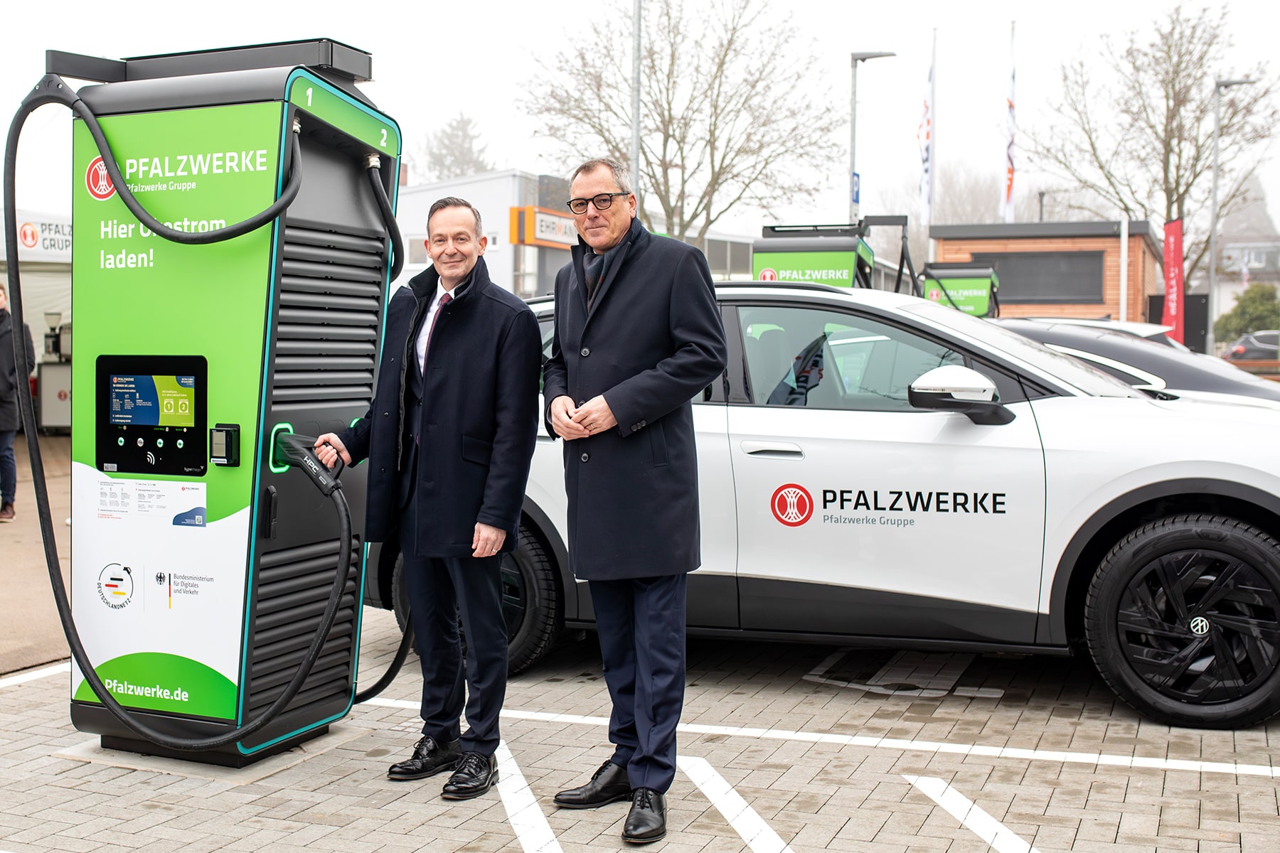 Erste Deutschlandnetz-Standorte der Pfalzwerke in Betrieb